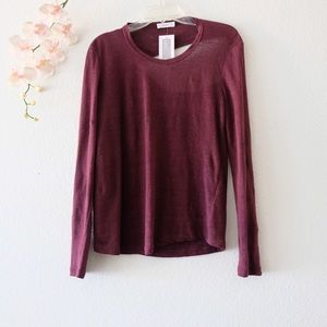 New ALC Open Back Tee Top Size Xsmall